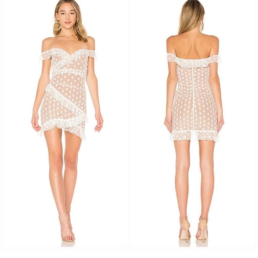 MAJORELLE Bandit Dress in White